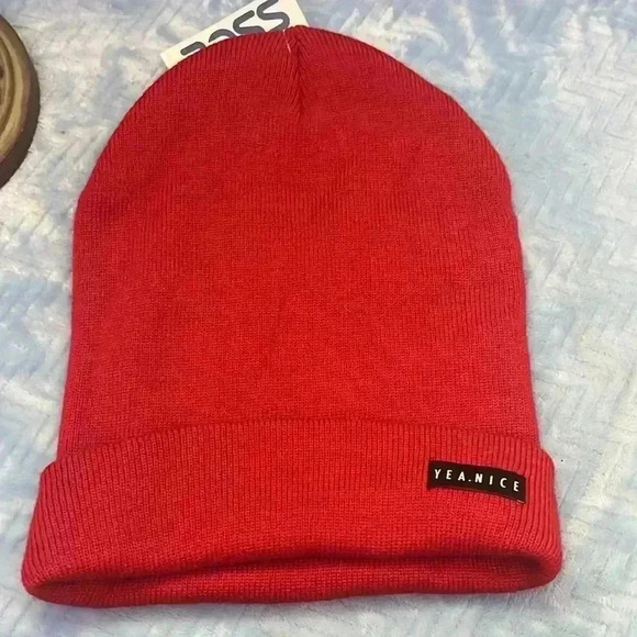 🆕 YEA.NICE Red and Dickies Orange Beanie Bundle - Picture 5 of 8